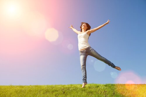 femme connaissant les ingrédients du bonheur