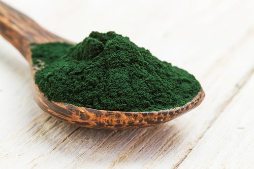 cuillère de spiruline