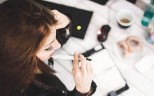 femme au travail