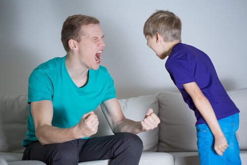 crier sur ses enfants