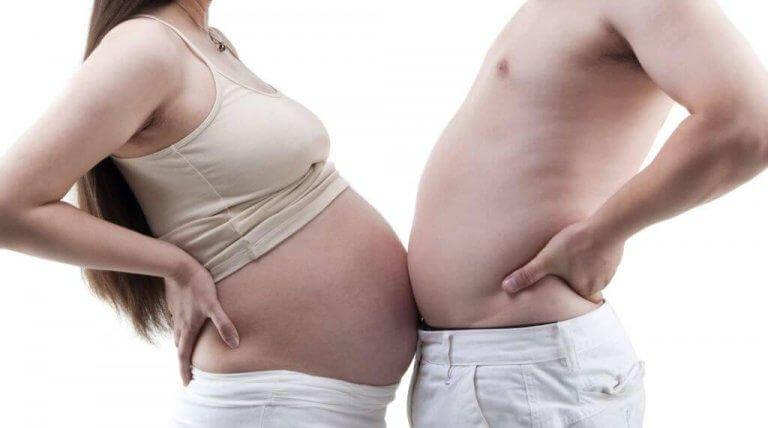 la grossesse vécue à deux