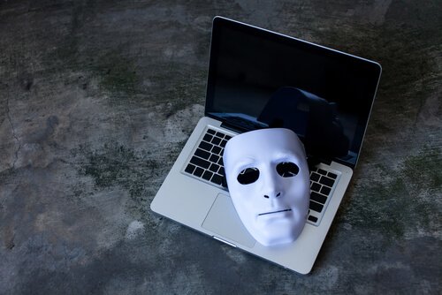 masque sur un pc