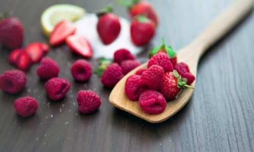 les fruits rouges et l'acide folique