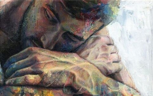 homme triste à cause de l'amour