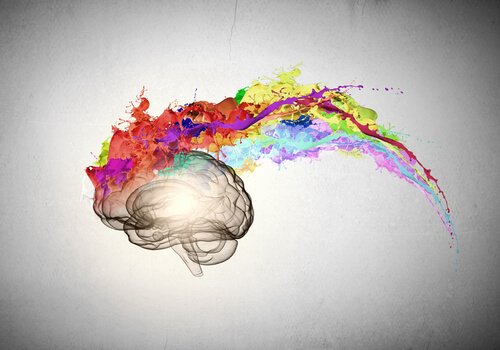 cerveau avec couleurs représentant l'emdr