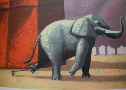 La belle histoire de l’éléphant enchaîné