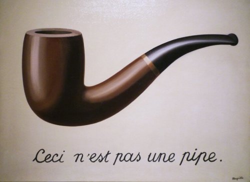 la fonction sémiotique et la pipe de magritte