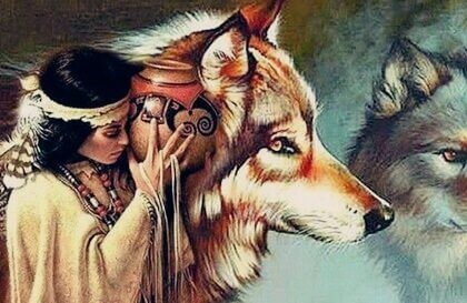 La jeune femme et les loups, une belle légende Dakota