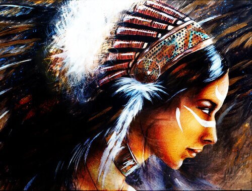 la légende Dakota de la jeune femme et des loups