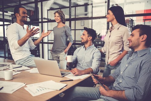 équipe de travail voulant évoluer sur le plan professionnel