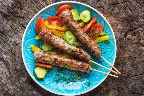 assiette de flexitariens