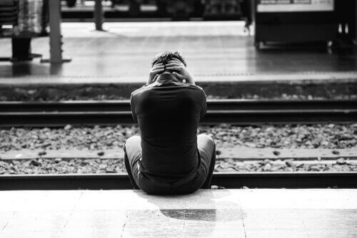 homme au comportement suicidaire