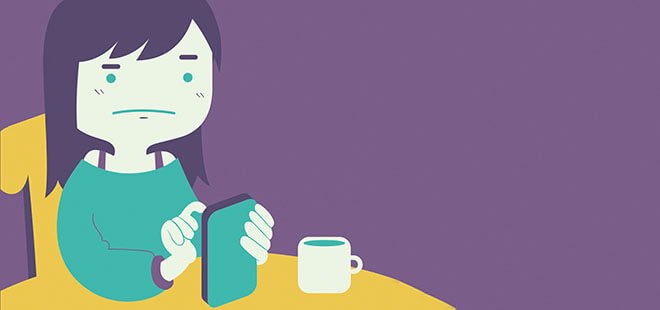 jeune fille souffrant de fomo