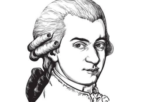 illustration de Mozart