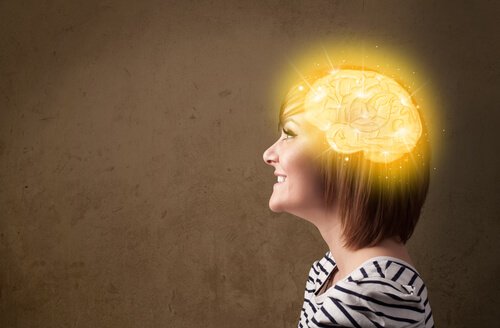 aire de bonheur dans le cerveau