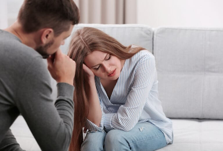 couple qui se dispute à cause de l'égoïsme en amour