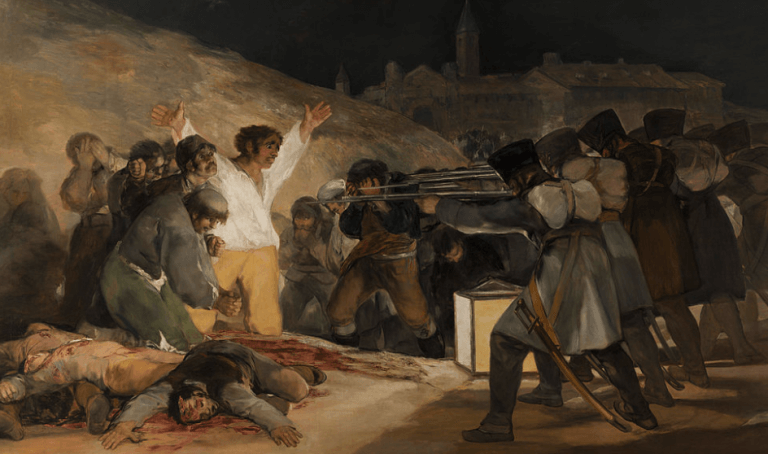 Le tableau Très de Mayo de Francisco de Goya