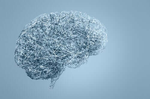 Image d'un cerveau humain modélisé