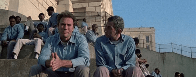 Scène du film L'Evadé d'Alcatraz