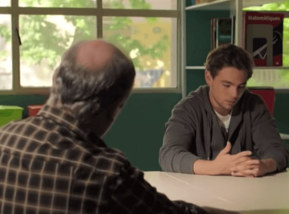 Merlí avec ses élèves