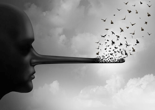 Un nez allongé et des oiseaux