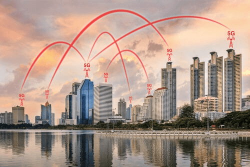 Des buildings en réseaux 5G