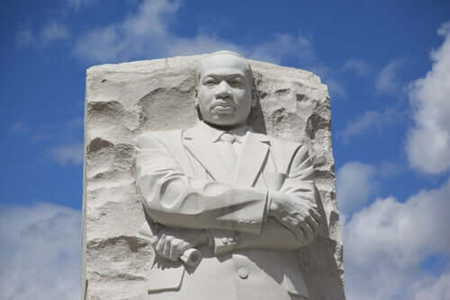 Une statue de Martin Luther King