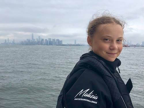 La traversée de l'Atlantique de Greta Thunberg