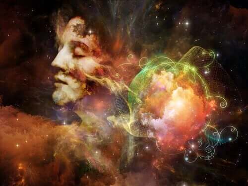 Une femme dans l'Univers