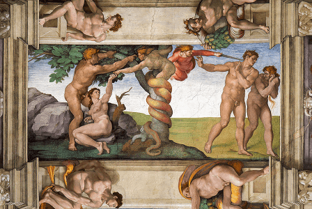 Un tableau de Michel-Ange sur la pudeur