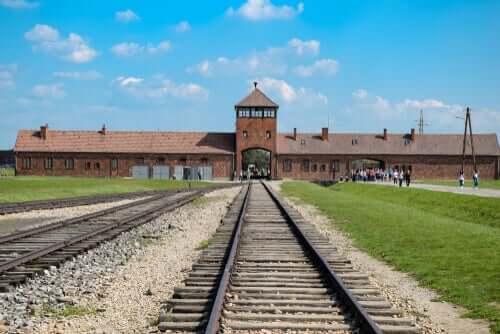 L'ancien camp de concentration d'Auschwitz où a été envoyé Chaim Ferster