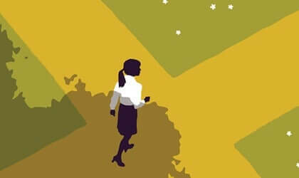 Une femme à la croisée des chemins
