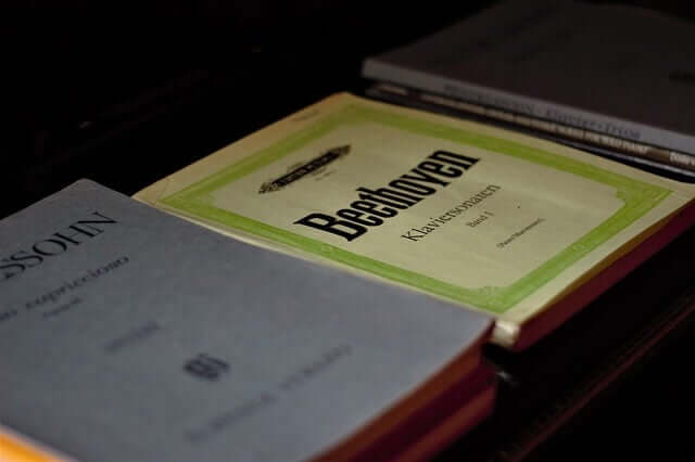 Des livres de compositions de Beethoven
