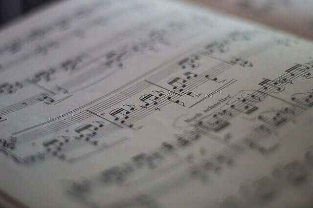 Une partition de musique de Beethoven