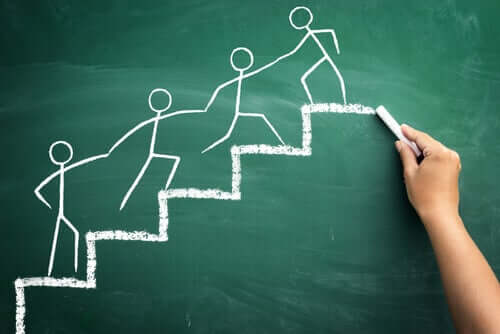 Un dessin représentant la gestion d'une équipe