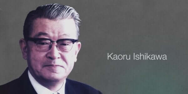 Un portrait de Kaoru Ishikawa, créateur de l'idée du diagramme d'Ishikawa