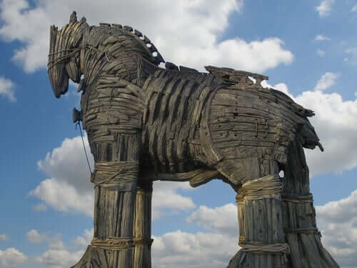 La légende d'Ulysse et le cheval de Troie