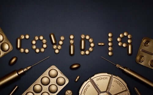 COVID-19 écrit avec des médicaments