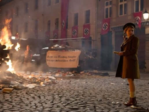 Cette image est issue du film "La voleuse de livres".