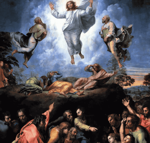 La Transfiguration, oeuvre de Raphaël Sanzio pendant la Renaissance.