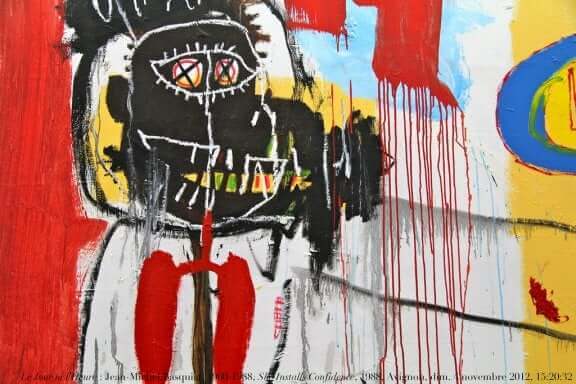 Un graffiti de Jean-Michel Basquiat.