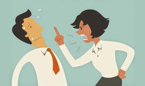 Deux personnes en train de disputer à base d'arguments ad hominem