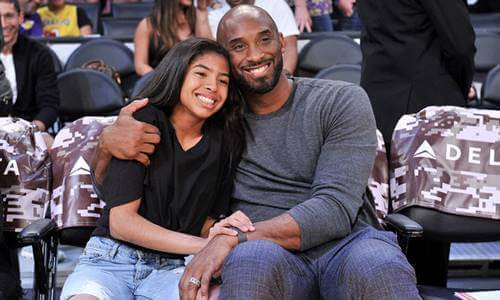 Kobe Bryant et sa fille