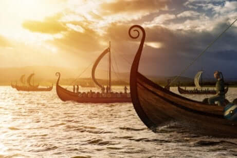 Des bateaux de Vikings