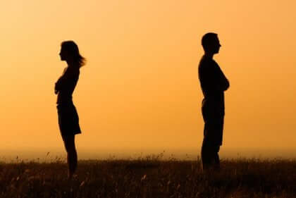 Le divorce d'un couple.
