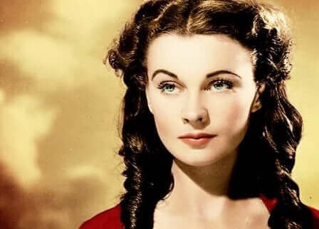 Visage de Scarlett O'Hara.