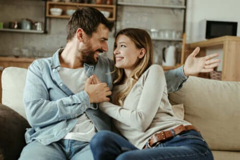 Un couple amoureux.
