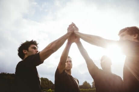 Un groupe d'amis. 