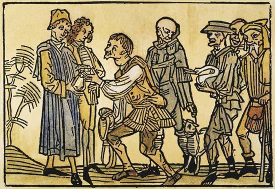 Une illustration du Moyen Âge.