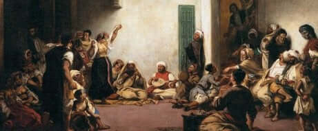 Les oeuvres de Delacroix.